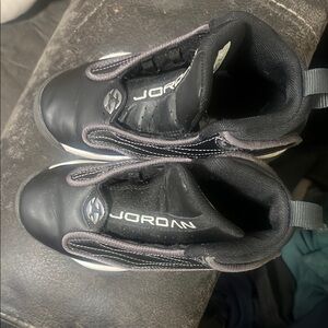 Jordan Black and Gray Sneakers